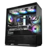 Κουτί PC CHRONIX V2 Mid Tower ARGB Ανεμιστήρες x3 μαύρο