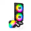All-in-One υγρόψυκτη CPU Montech Hyper Flow ARGB 240 mm, μαύρο