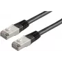 Patchkabel ROLINE S/FTP (PiMF) Cat.6 10,0 m μαύρο
