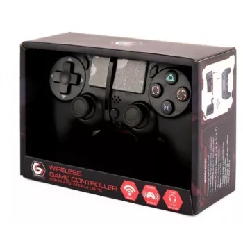 Χειριστήριο gaming GEMBIRD JPD-PS4BT-01-BK ασύρματη συσκευή εισόδου συμβατή με PS4