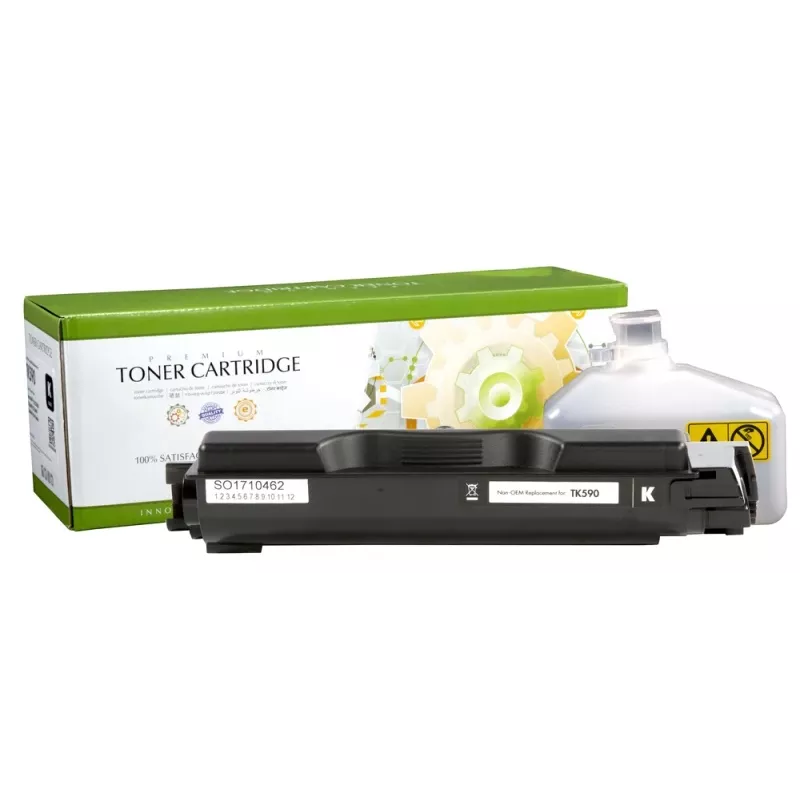 STATIC δοχείο τόνερ συμβατό με Kyocera TK-590K Μαύρο Συμβατό 7.000 σελίδες