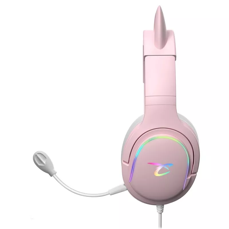 Ακουστικά Subsonic Spectra LED Gaming Headset Sweety ροζ