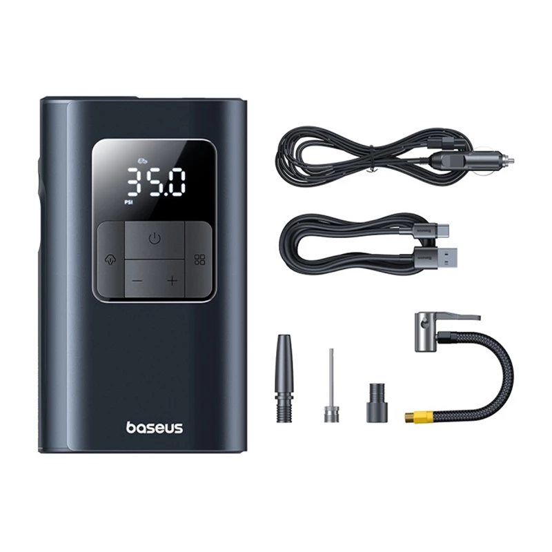 Φακός Baseus PrimeTrip VA1 2-in-1 αντλία, μαύρο