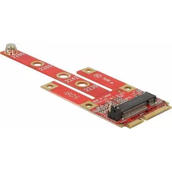 Delock 63384 μετατροπέας Mini PCIe σε M.2 Key B με υποδοχή Micro SIM