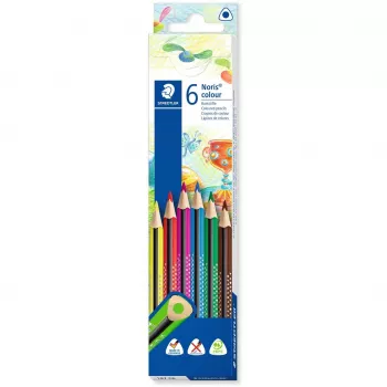 Ξυλομπογιές Staedtler 187 C6 πολύχρωμες 6 τεμ.