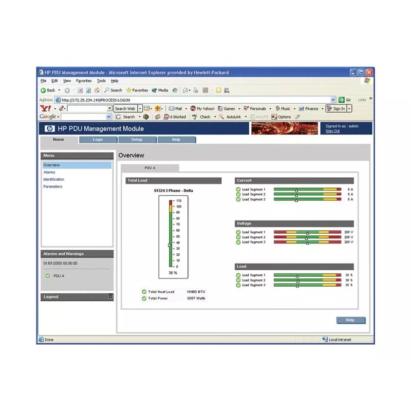HPE PDU Management Module για ελεγχόμενη PDU