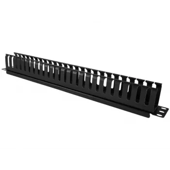 Κουτί καλωδίων Alantec PK008 Οργανωτής τοίχου 1U μαύρο Μέταλλο/Πλαστικό