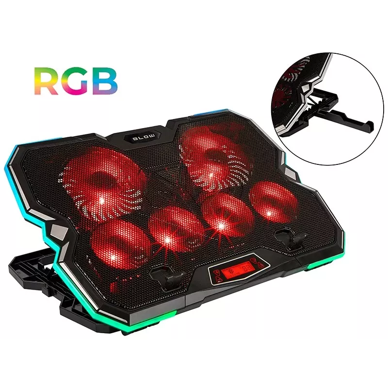 Βάση ψύξης laptop 6 FAN VORTEX RGB