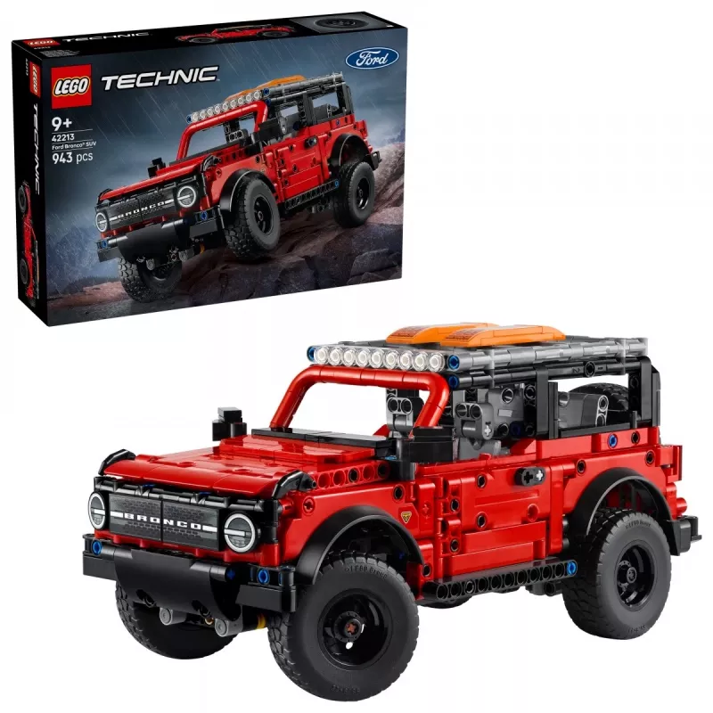 LEGO Technic σετ κατασκευής Ford Bronco Off‑Roader 4x4 μοντέλο 42213 — 943 τεμ., ηλικίας 9+