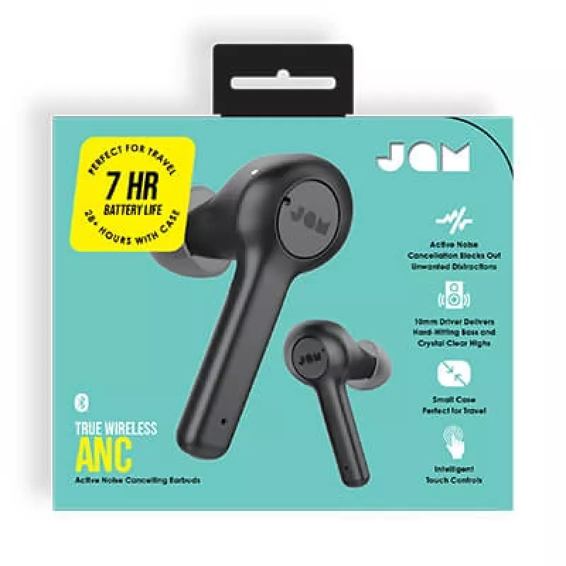 Jam Earbuds TWS ANC Bluetooth Μαύρο