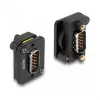 DeLOCK D-Type module VGA βύσμα αρσενικό σε βύσμα αρσενικό μαύρο 31 mm x 25 mm x 16 mm