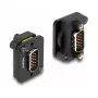 DeLOCK D-Type module VGA βύσμα αρσενικό σε βύσμα αρσενικό μαύρο 31 mm x 25 mm x 16 mm