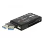 DeLOCK SuperSpeed Αναγνώστης καρτών USB CF SD Micro SD MS M2 xD 5 Gbps