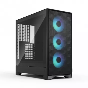 Fractal Design Pop 2 Air Μαύρο Solid Midi-Tower Κουτί PC — υποστήριξη ATX, 3x 120 mm ανεμιστήρες εμπρός, θέσεις δίσκων 2,5/3,5 ιντσών, 215×481×462 mm