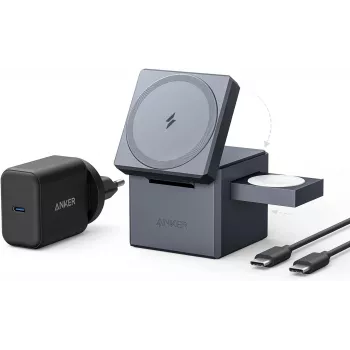 Φορητός φορτιστής Anker Y1811G11 εσωτερικού χώρου AC USB ταχεία φόρτιση μαύρο