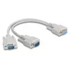 DeLOCK 67160 σειριακό καλώδιο μπεζ 0,3 m DB-9