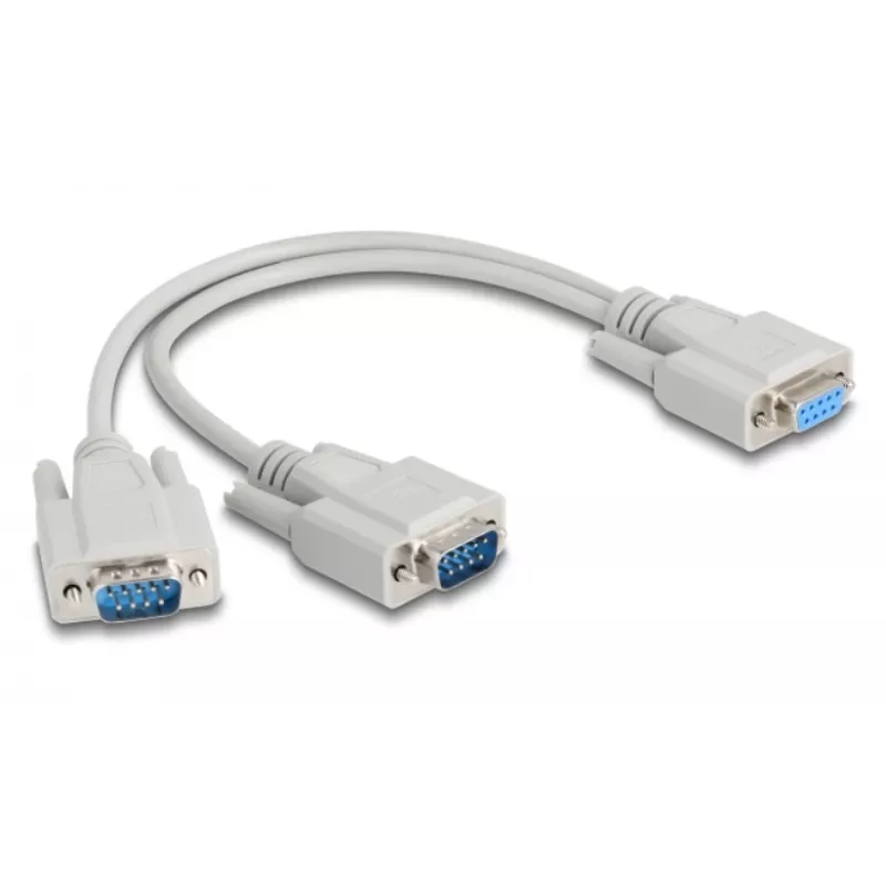 DeLOCK 67160 σειριακό καλώδιο μπεζ 0,3 m DB-9