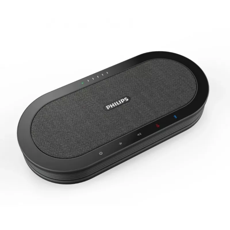 Philips PSE0501 Smart Meeting ασύρματο μικρόφωνο συνεδριάσεων με βοηθό συσκέψεων Sembly, USB-C, μαύρο/γκρι