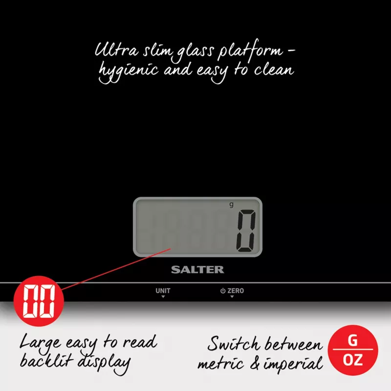 Ζυγαριά κουζίνας Salter 1172 BKDRCEU16