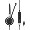 EPOS IMPACT SC 660 USB ML Headset Ενσύρματο Headband Τηλεφωνία/Μουσική USB Type-A Μαύρο, Ασημί