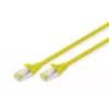 Καλώδιο patch Digitus CAT 6A S/FTP DK-1644-A-0025/Y 0,25 m Κίτρινο