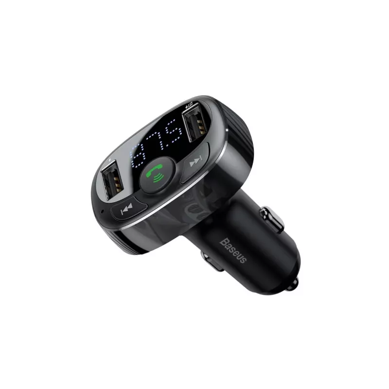 Πομποδέκτης FM Baseus SUP0004410 87,5–108 MHz Bluetooth USB μαύρο