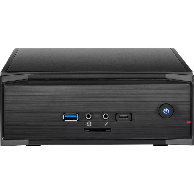 Inter-Tech MW-01 II Κουτί Mini-ITX, USB 3.0 (Type A+C) μαύρο, αναγνώστης καρτών (88881244)
