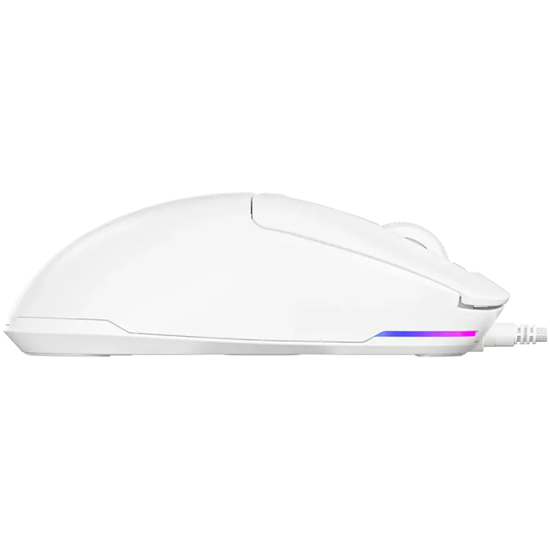 LORGAR MSA10, Ultralight Wired Gaming Mouse Advanced, λευκό