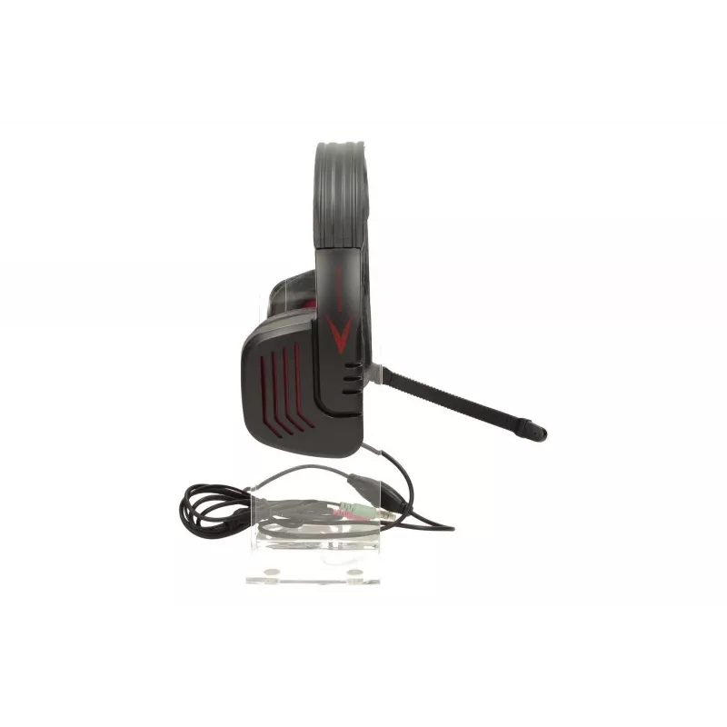 Ακουστικά gaming Modecom MC-823 Ranger, ενσύρματα, με μικρόφωνο, καλώδιο 2,2 m, μαύρα-κόκκινα