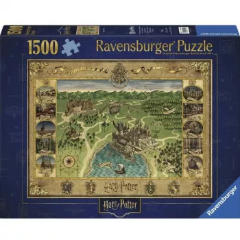 Ravensburger Puzzle Hogwarts Κάρτα 1500 τεμάχια – Ravensburger 1500 τεμάχια