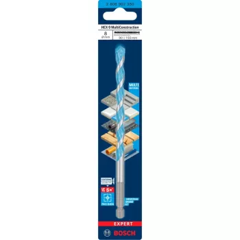 Τρυπάνι Bosch Expert HEX-9 Multi Construction 8 mm