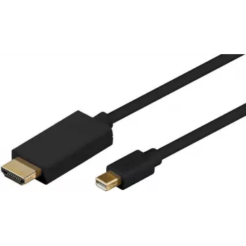 Microconnect MDPHDMI2B Προσαρμογέας καλωδίου βίντεο 2 m DisplayPort HDMI Type-A (Standard) Μαύρο