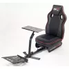 Racing Cockpit Subsonic SA5681 μαύρο κόκκινο τεχνητό δέρμα mesh μέταλλο