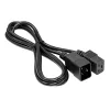 Καλώδιο επέκτασης server Akyga AK-UP-03 IEC C20 σε C19, 1,8 m, μαύρο