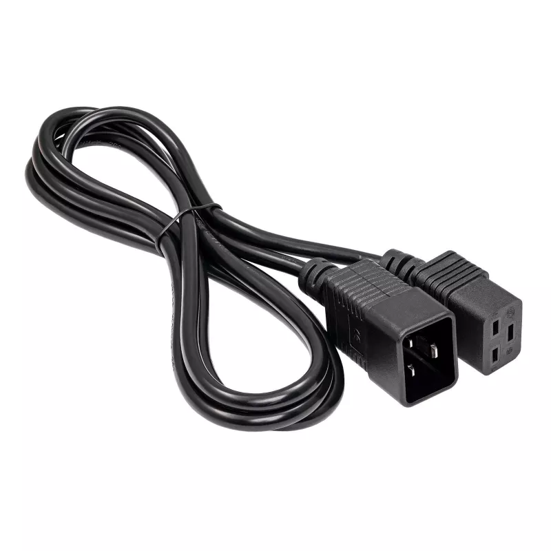Καλώδιο επέκτασης server Akyga AK-UP-03 IEC C20 σε C19, 1,8 m, μαύρο