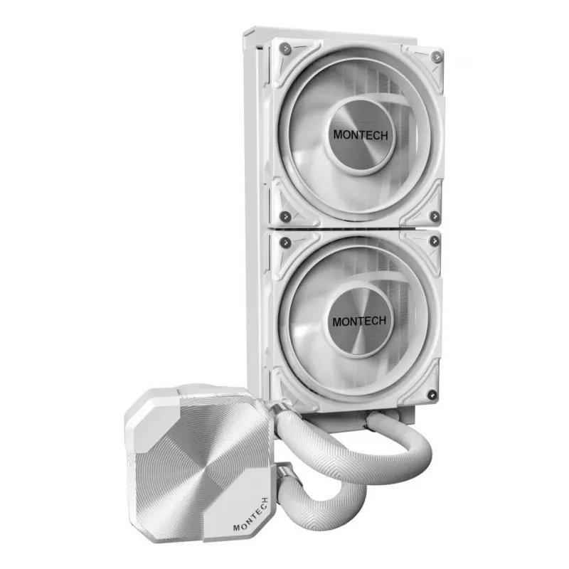 Montech HyperFlow Silent 240 επεξεργαστής All-in-One υγρόψυκτη 12 cm λευκό 1 τεμ.
