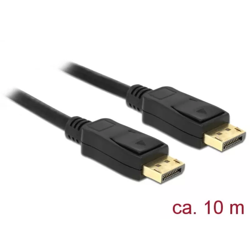 Καλώδιο DisplayPort DeLOCK 84862 10 m Μαύρο