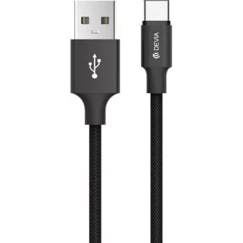 Καλώδιο USB Micro Devia Pheez Series 5V 2,4A 1m κόκκινο