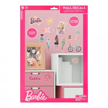 Αυτοκόλλητα τοίχου εξατομίκευσης Paladone Barbie