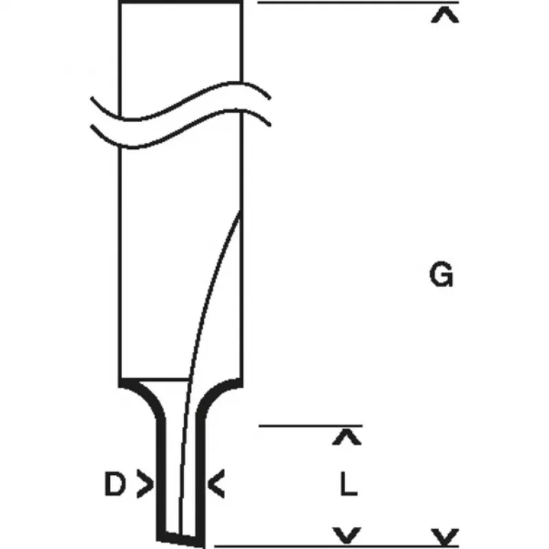 Bosch 2 608 628 376 φρέζα αυλάκωσης 1 τεμ.