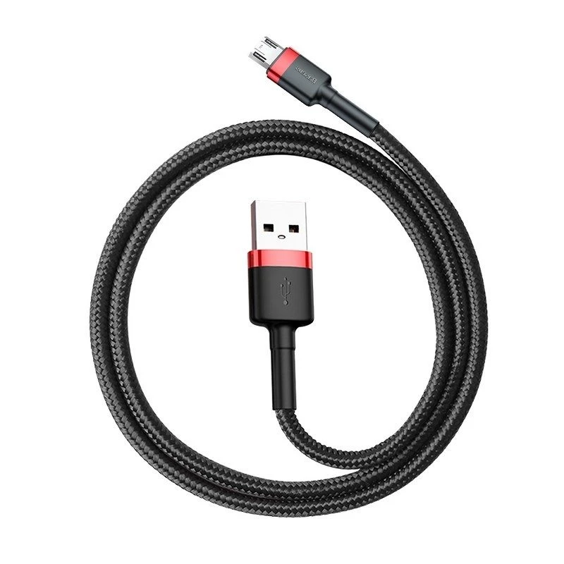Καλώδιο Micro-USB Baseus Cafule 1,5A 2m (κόκκινο & μαύρο)