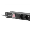 Πολύπριζο rack PDU LANBERG (1U, 16A, 7x 230V, 2M)