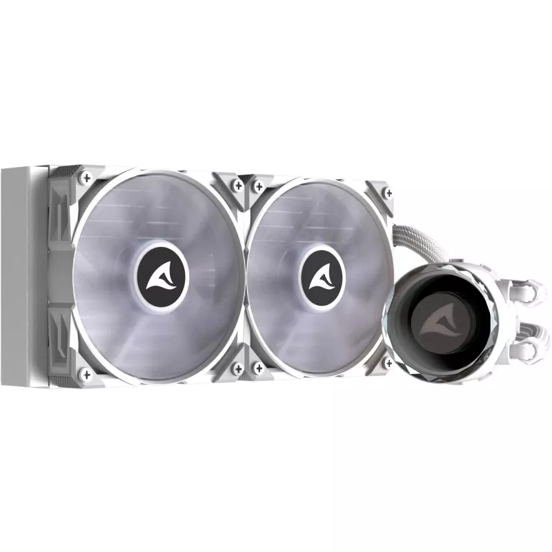 S80 RGB White AIO 240mm, υδρόψυξη λευκό
