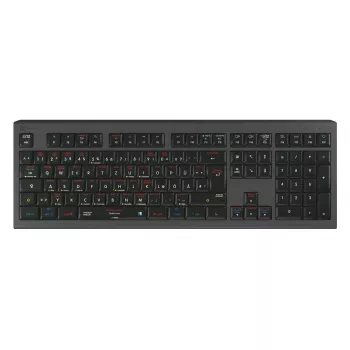Logickeyboard LKB-OSX-A2M-DE Πληκτρολόγιο USB QWERTZ Γερμανικό Μαύρο (LKB-OSX-A2M-DE)