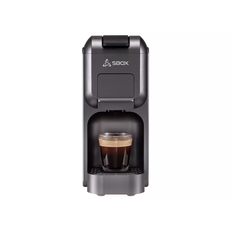 SBOX CM-719 Barista 3in1 καφετιέρα καψουλών, αλεσμένος καφές / Dolce Gusto / Nespresso, 0,8 l, 1150-1350 W, μαύρη