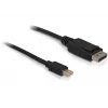 Καλώδιο Displayport DeLOCK 82698 1m mini DisplayPort σε Displayport μαύρο