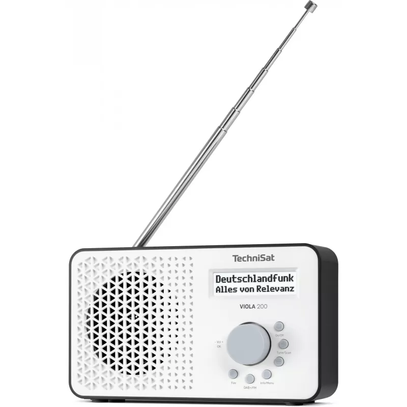 Δέκτης TV TECHNISAT VIOLA 200 λευκό/μαύρο HD DVB‑S2
