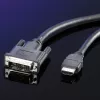ROLINE Καλώδιο DVI (18+1) ST - HDMI ST 1,0m (11.04.5519)