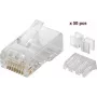 Microconnect KON505-50 Συνδετήρες καλωδίων RJ45 διαφανές