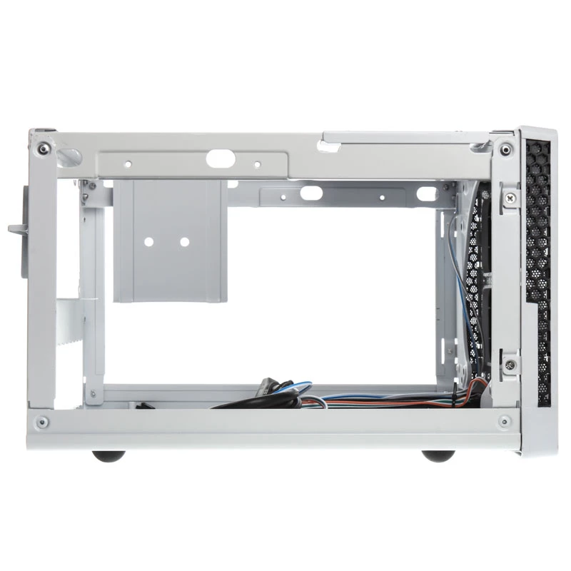 SilverStone SUGO SG13 - Desktop - Mini-DTX - χωρίς τροφοδοτικό (AT / PS/2) - μαύρο, λευκό - USB/Audio (SST-SG13WB-Q)